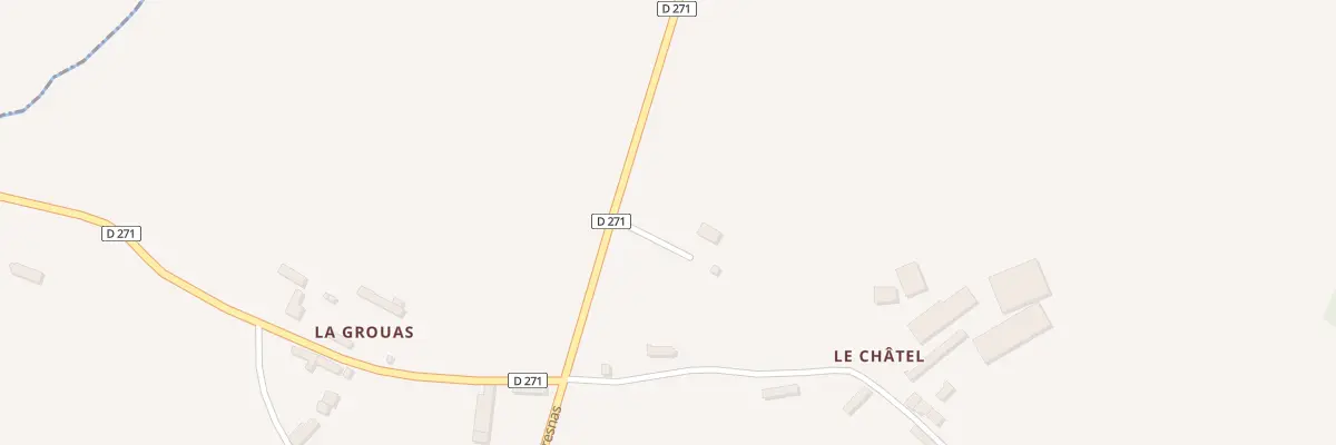 Plan du 29 Le Chatel à Saint-Aubin-de-Courteraie