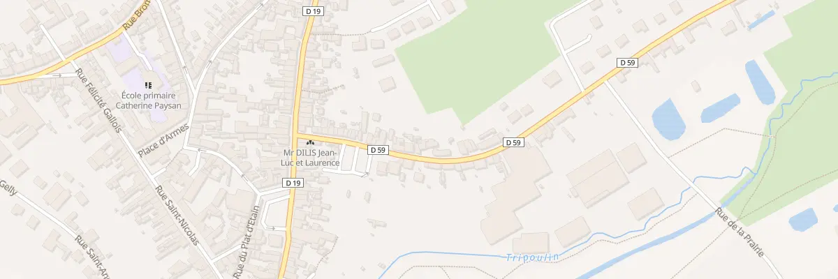Plan du 38 Rue de Rosay à Bonnétable