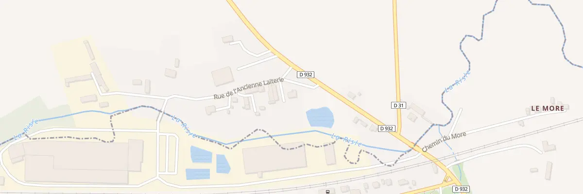 Plan du 1 Rue de l’Ancienne Laiterie à Échauffour