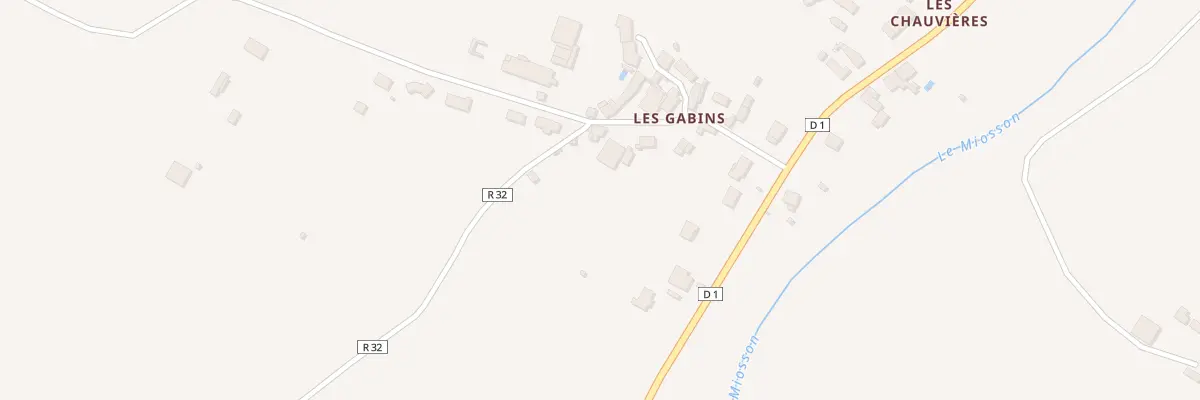 Plan du 5219 Les Gabins à Gizay