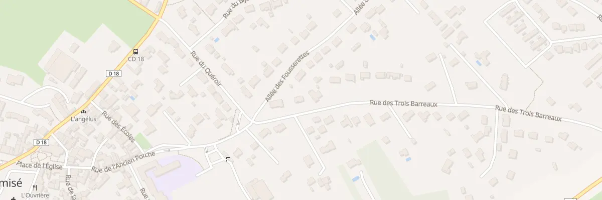 Plan du 1B Rue des Trois Barreaux à Montamisé