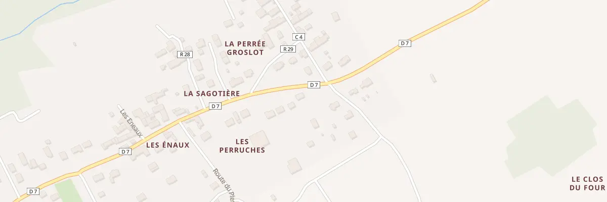Plan du 12 Les Perruches à Lignières-de-Touraine