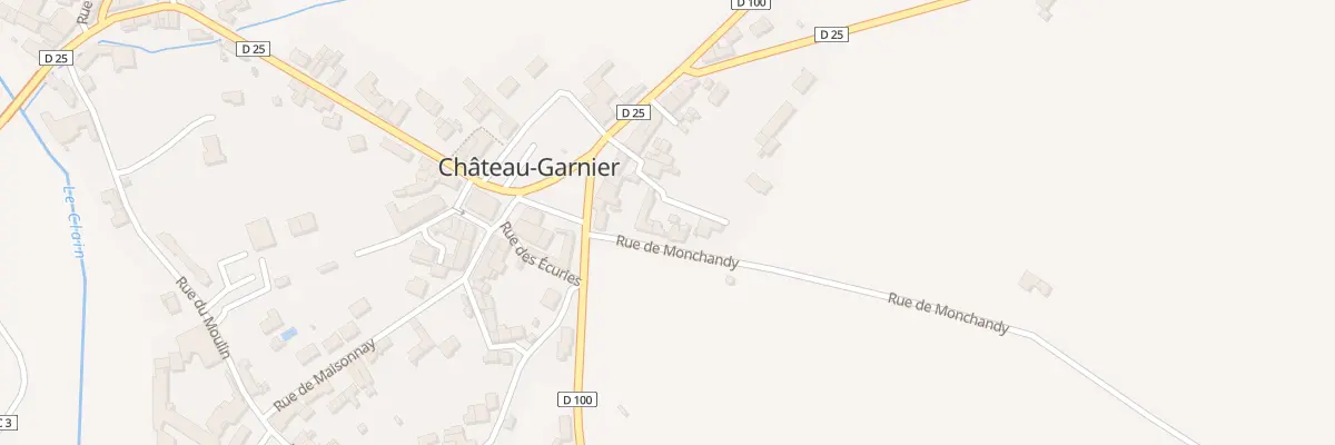 Plan du 5 Rue de Monchandy à Château-Garnier