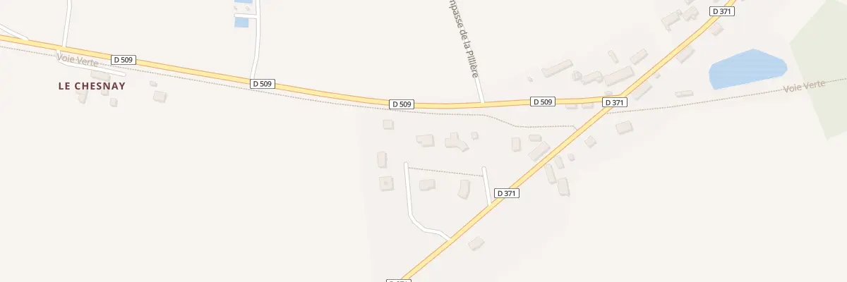 Plan du 5030 Le Parc Chesnay à La Mesnière
