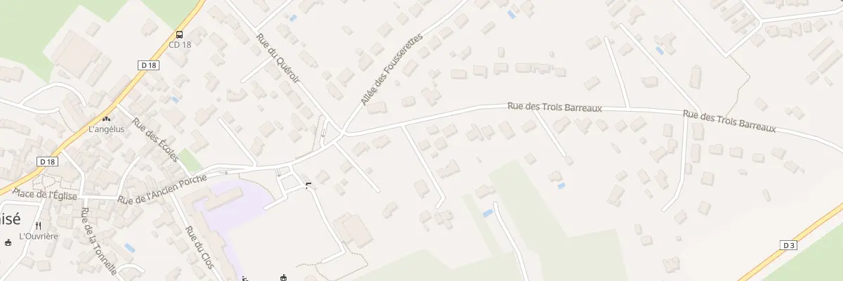 Plan du 4 Rue des Trois Barreaux à Montamisé