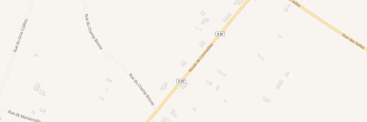 Plan du 1021 Rte de Cormeilles à Vannecrocq