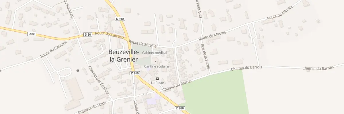 Plan du 76 Cité Charles Aurey à Beuzeville-la-Grenier