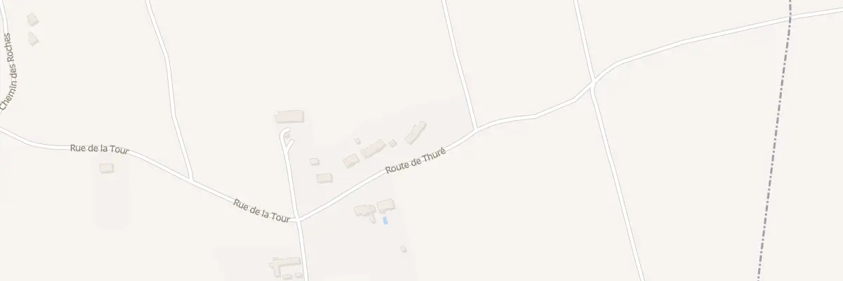 Plan du 7 Rte de Thuré à Scorbé-Clairvaux