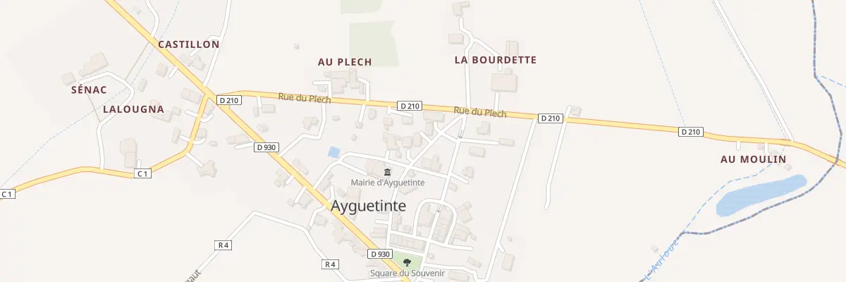 Plan du 149 Rue du Centre à Ayguetinte