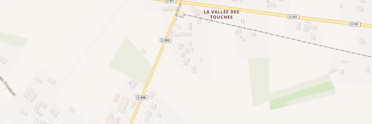 Plan du 1596 Rte de la Vallée des Touches à Mignaloux-Beauvoir