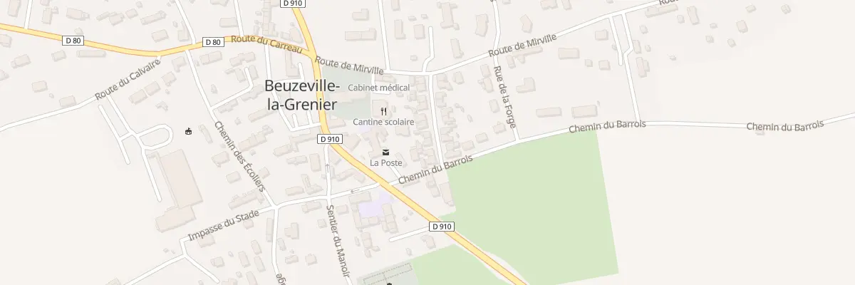 Plan du 20 Cité Charles Aurey à Beuzeville-la-Grenier