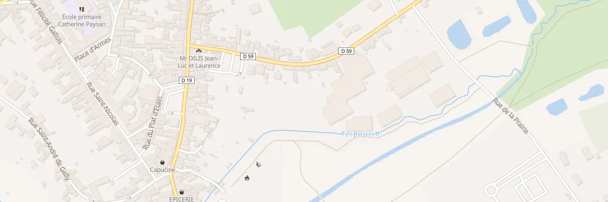 Plan du 21 Rue de Rosay à Bonnétable