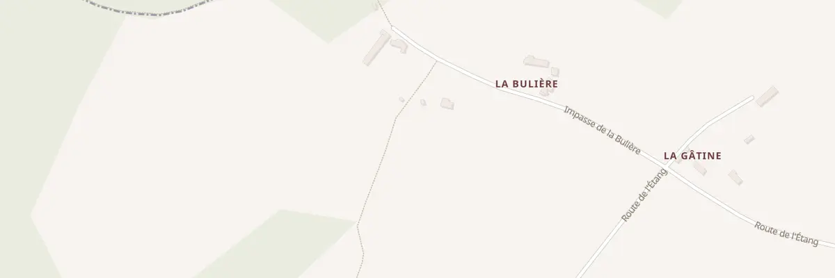 Plan de La Buliere à Saint-Agnan-sur-Sarthe