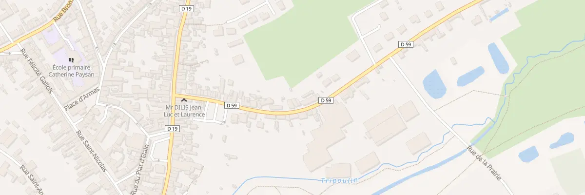 Plan du 52 Rue de Rosay à Bonnétable