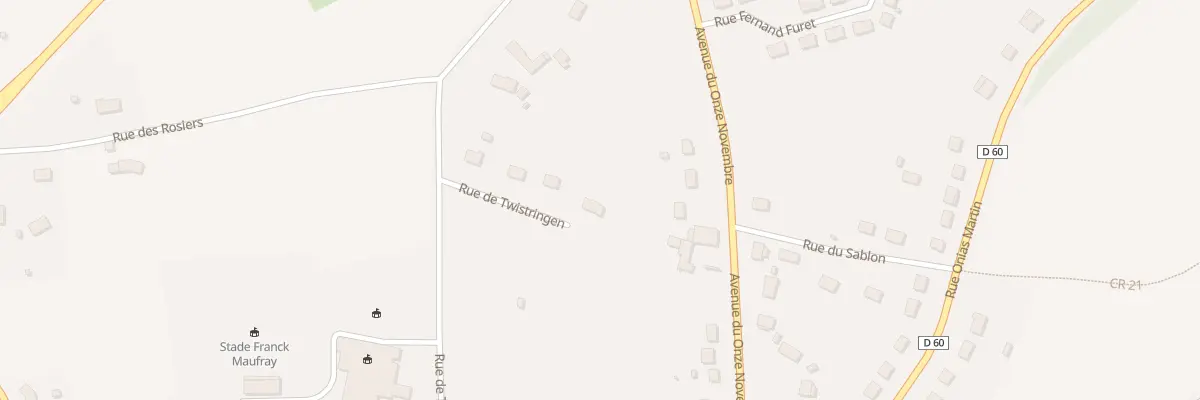 Plan du 17 Rue de Twistringen à Bonnétable