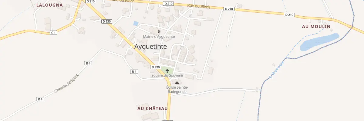 Plan du 33 Rue du Dc Joseph Raulin à Ayguetinte