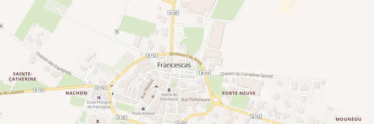 Plan du 24 Bd du Nord à Francescas