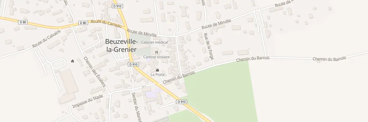 Plan du 37 Cité Charles Aurey à Beuzeville-la-Grenier