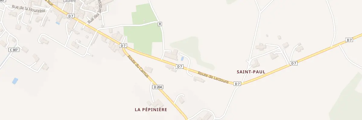 Plan du 193 Rte de Lectoure à Caussens