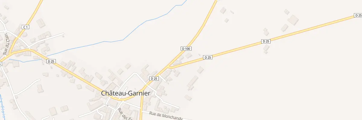 Plan du 3 Rue des Violettes à Château-Garnier