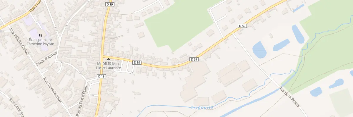 Plan du 54 Rue de Rosay à Bonnétable