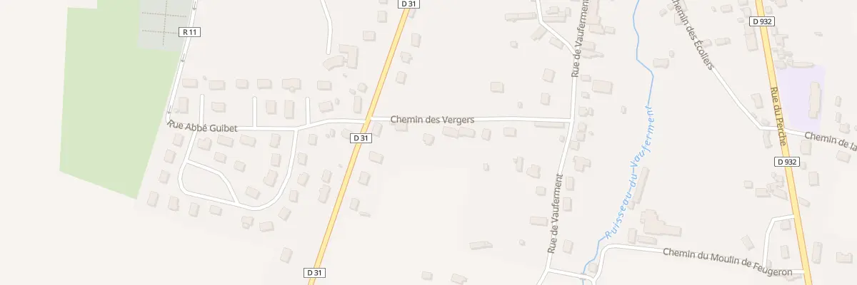 Plan du 4 Che des Vergers à Sainte-Gauburge-Sainte-Colombe