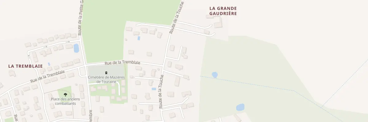 Plan du 3 Imp des Chênes à Mazières-de-Touraine