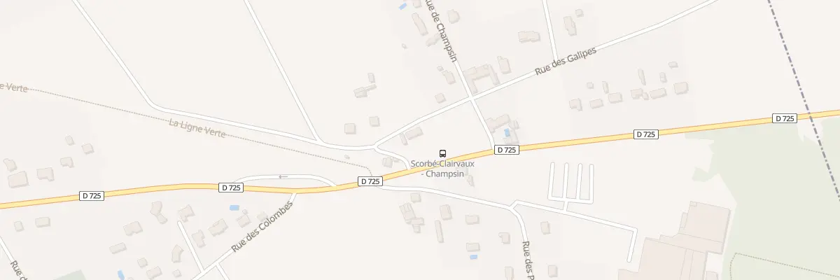 Plan du 23 Rte de Châtellerault à Scorbé-Clairvaux