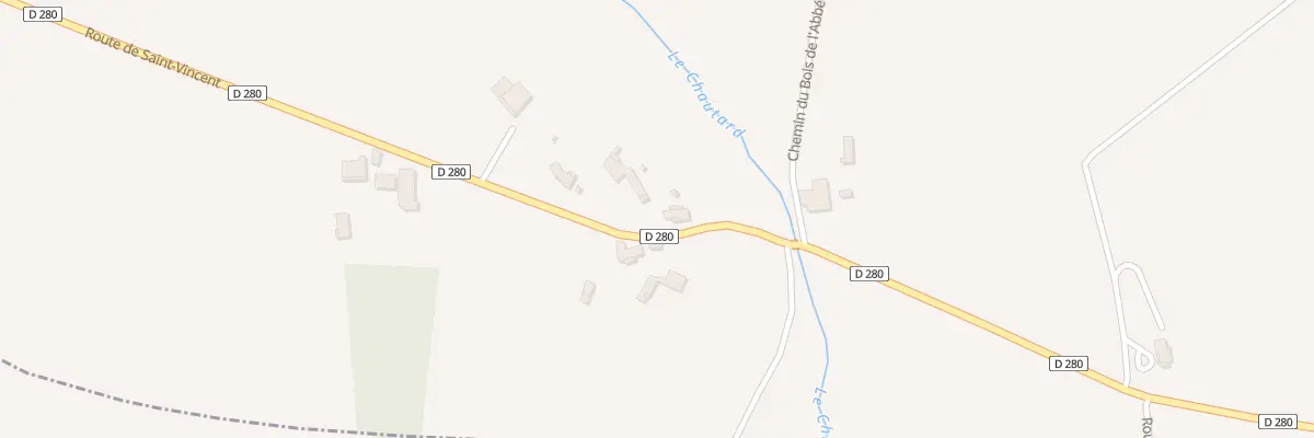 Plan du 2511 Rte de Saint-Vincent à Bourran