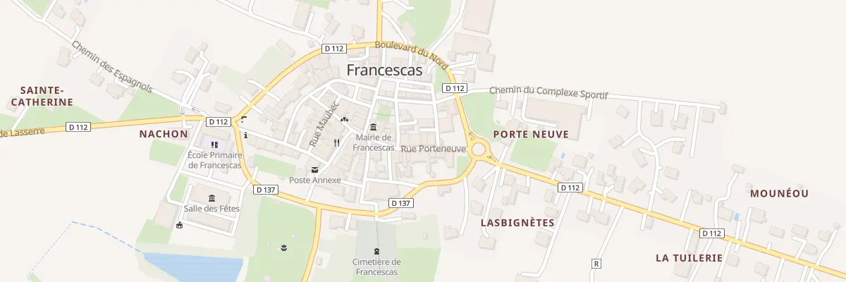 Plan du 5 Rue Porteneuve à Francescas