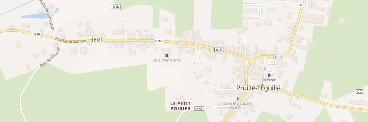 Plan du 19 Rue René Salmon à Pruillé-l’Éguillé