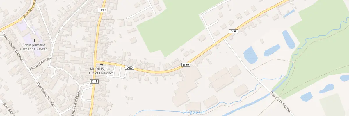 Plan du 56 Rue de Rosay à Bonnétable