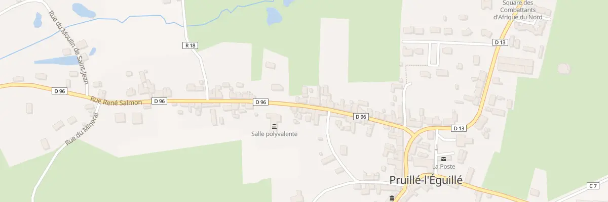 Plan du 26 Rue René Salmon à Pruillé-l’Éguillé