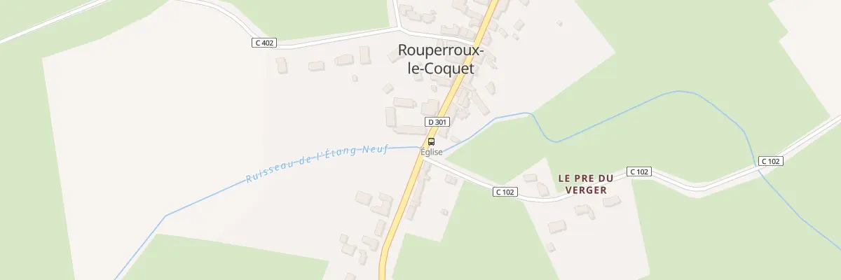 Plan du 50 Rue Principale à Rouperroux-le-Coquet