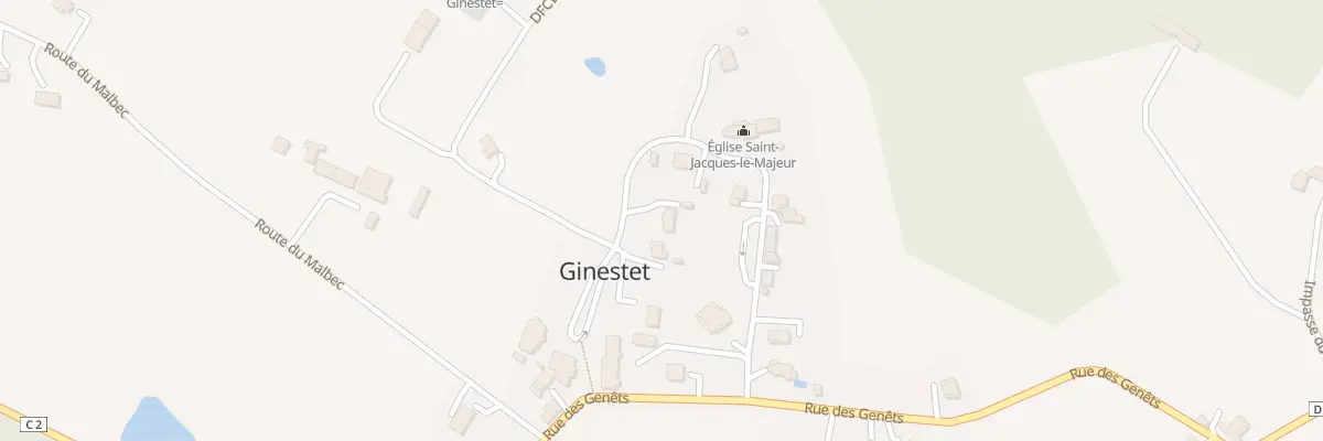 Plan du 329 Imp de la Palombière à Ginestet