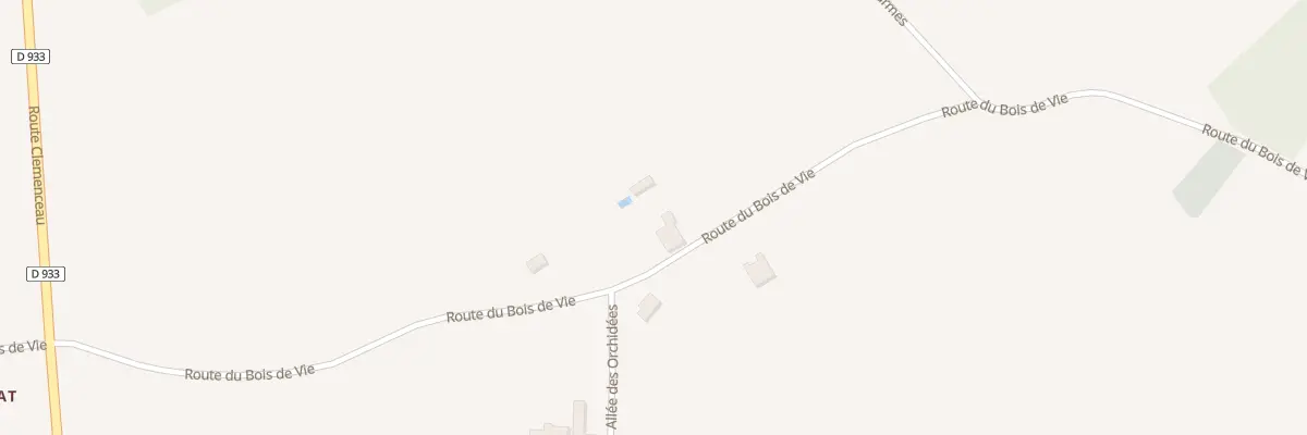 Plan du 884 Rte du Bois de Vie à Saint-Julien-Innocence-Eulalie