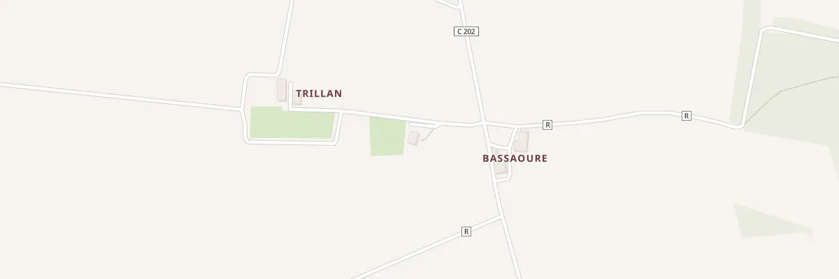 Plan du 5330 Trillan à Francescas