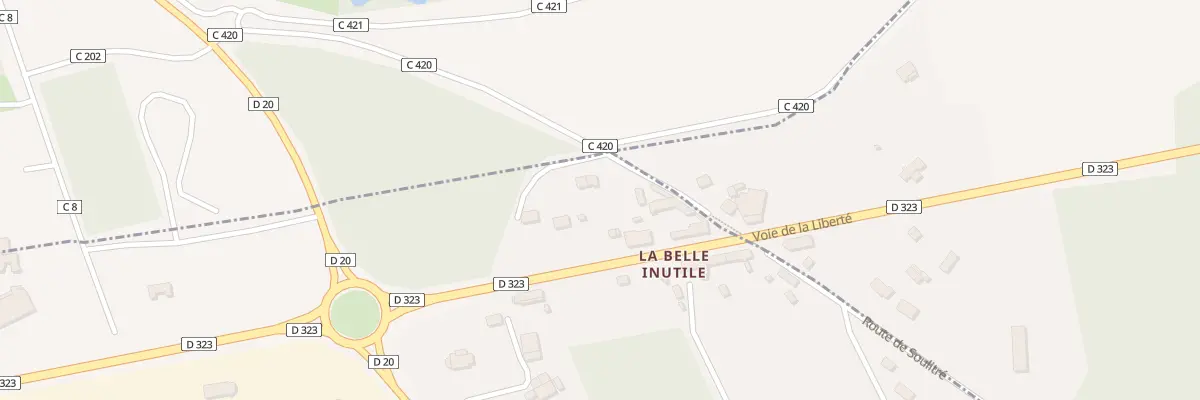 Plan du 10 La Belle Inutile à Soulitré