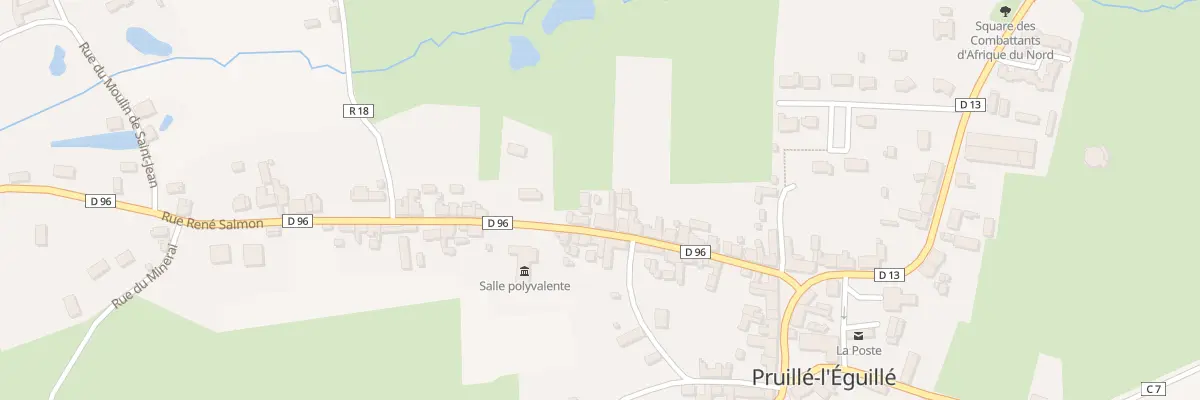 Plan du 24 Rue René Salmon à Pruillé-l’Éguillé