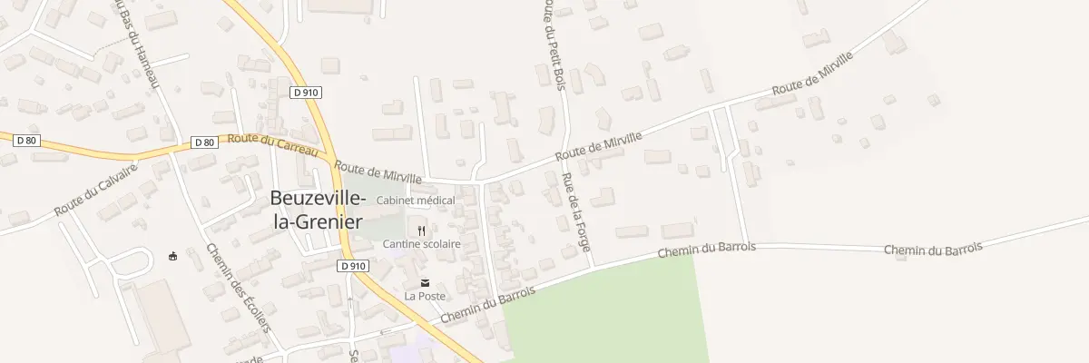 Plan du 211 Rue de la Forge à Beuzeville-la-Grenier