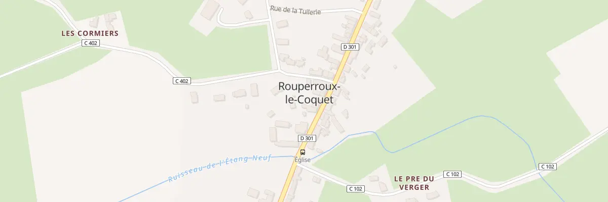 Plan du 46 Rue Principale à Rouperroux-le-Coquet