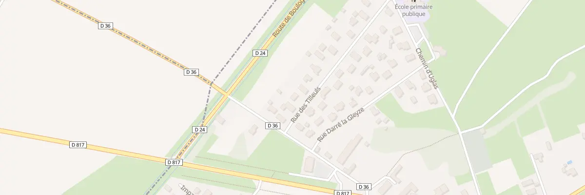 Plan du 24 Rue des Tilleuls à Pinas