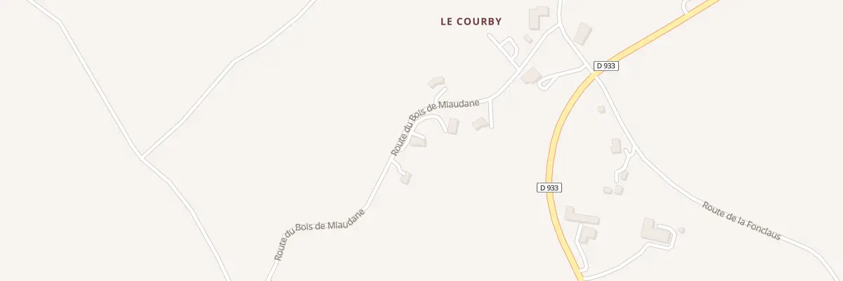 Plan du 60 Les Granges à Mescoules