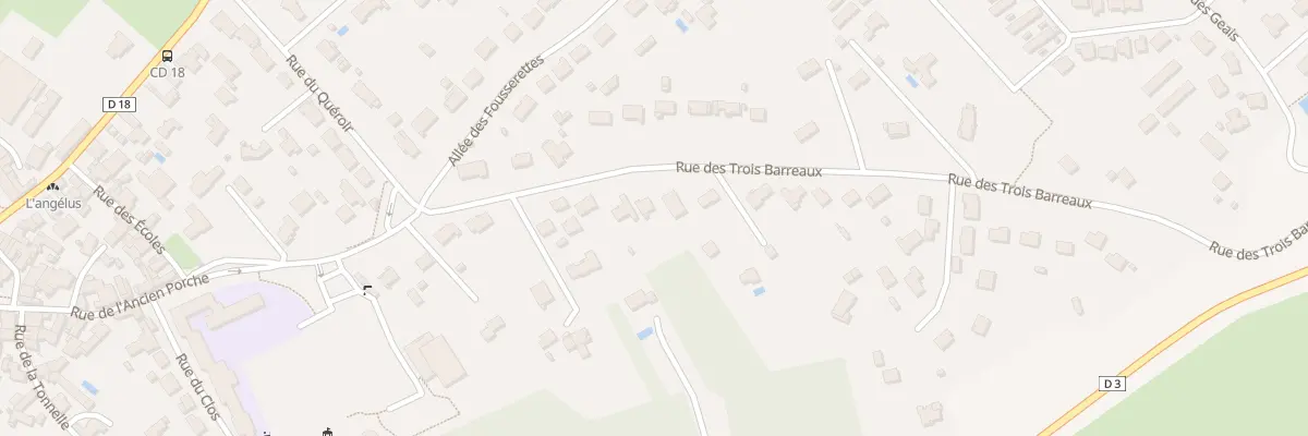 Plan du 12 Rue des Trois Barreaux à Montamisé
