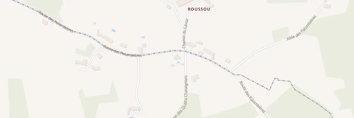 Plan du 60A Roussou-Nord à Église-Neuve-d’Issac