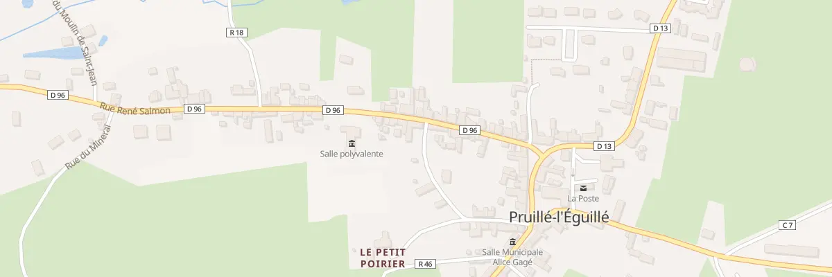 Plan du 15 Rue René Salmon à Pruillé-l’Éguillé