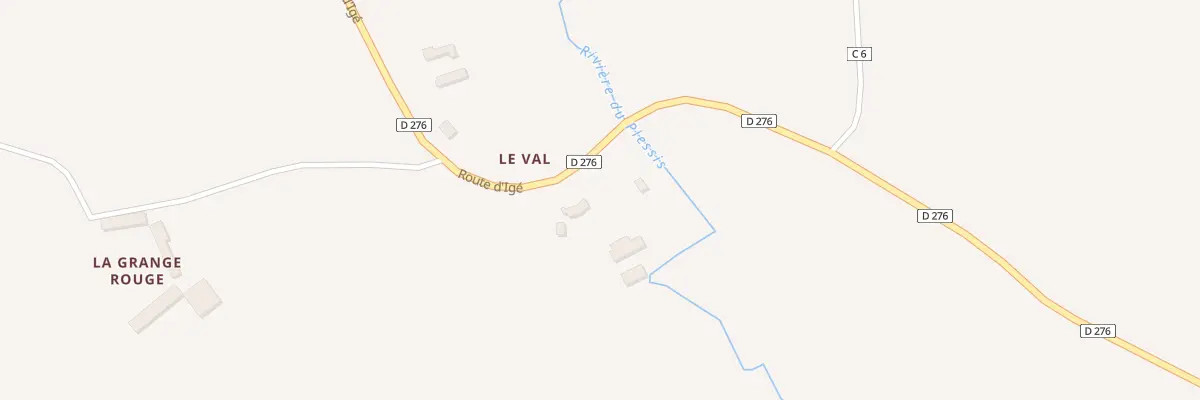 Plan du 64 Le Bas Val à Origny-le-Roux