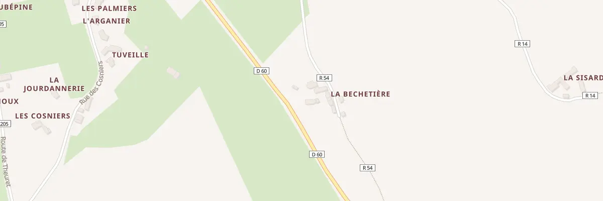 Plan du 1407 Rte de Saint Celerin à Bonnétable