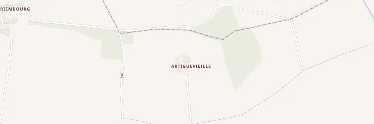 Plan du 5009 A Artiguevieille à Antras