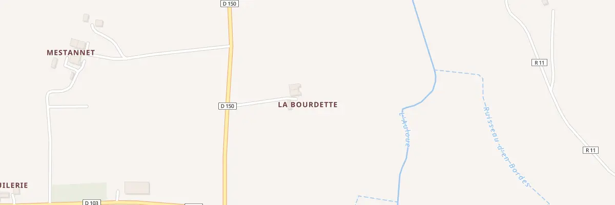 Plan du 5551 La Bourdette à Jegun